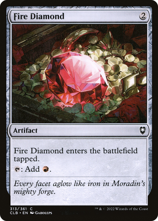 Fire Diamond [Commander Legends: Battle for Baldur's Gate] Foil