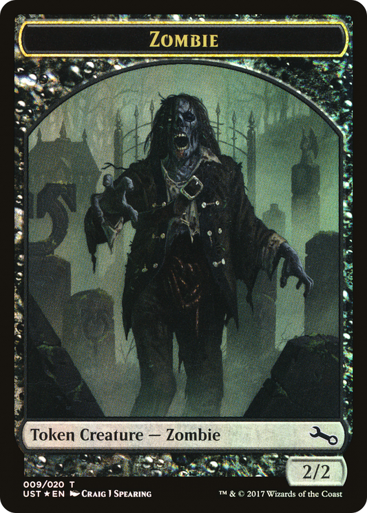 Zombie // Zombie Double-Sided Token [Unstable Tokens]