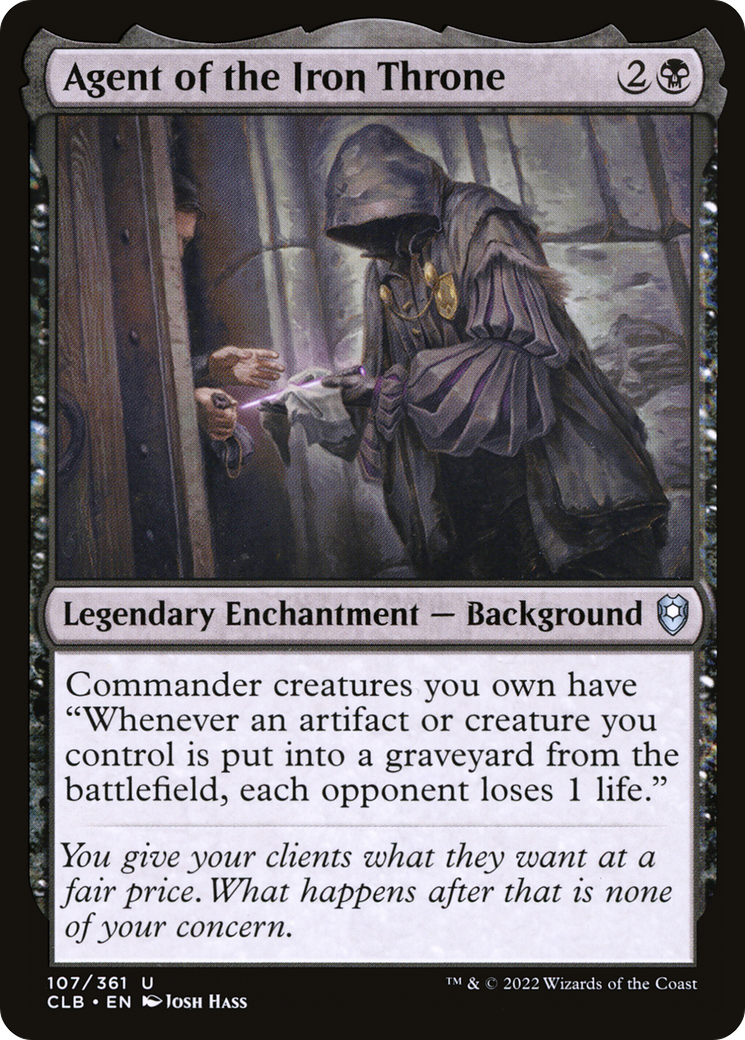 Agent of the Iron Throne [Commander Legends: Battle for Baldur's Gate] Foil