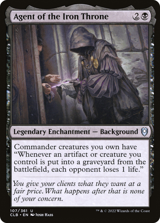 Agent of the Iron Throne [Commander Legends: Battle for Baldur's Gate] Foil