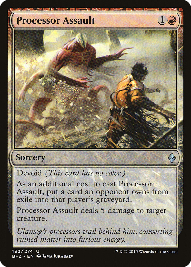 Processor Assault (132) Foil - Battle for Zendikar