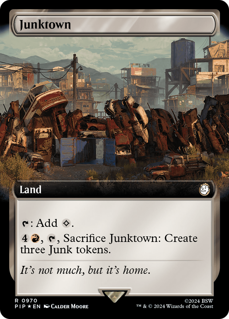 Junktown (Extended Art) (Surge Foil) [Fallout] | Silver Goblin