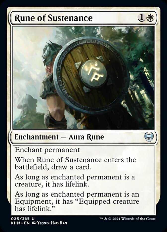 Rune of Sustenance [Kaldheim] | Silver Goblin