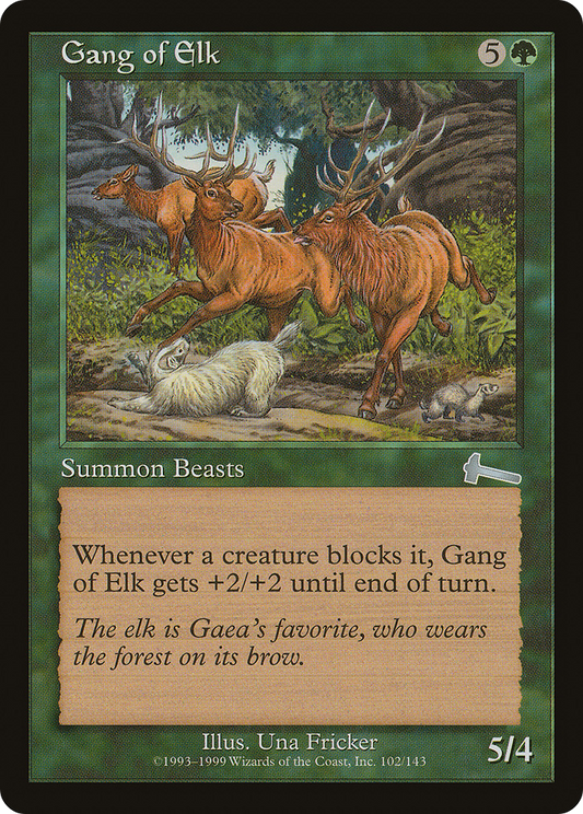 Gang of Elk [Urza's Legacy] Foil