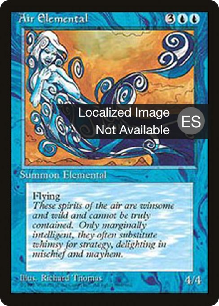 Air Elemental [Fourth Edition (Foreign Black Border)] | Silver Goblin