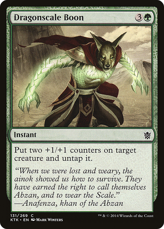 Dragonscale Boon [Khans of Tarkir] Foil