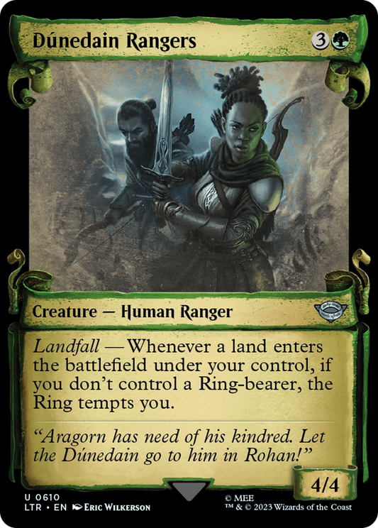 Dunedain Rangers [The Lord of the Rings: Tales of Middle-Earth Showcase Scrolls] Foil