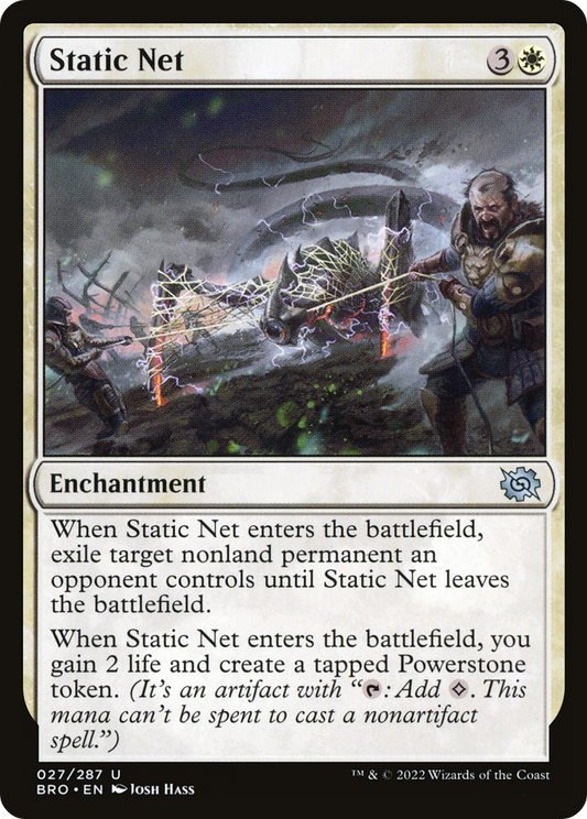 Static Net [The Brothers' War] Foil