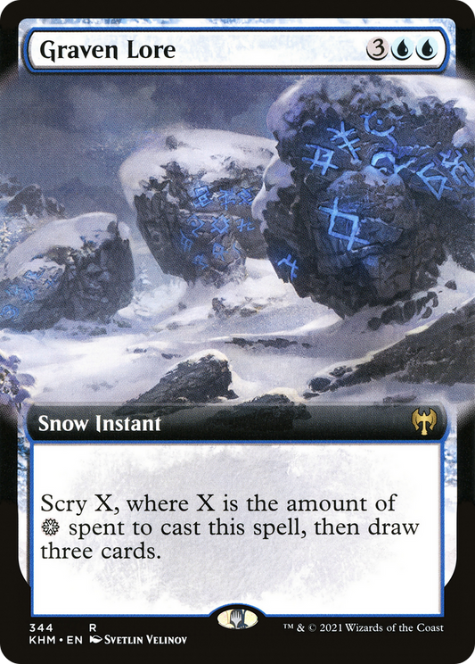 Graven Lore (Extended Art) [Kaldheim] Foil