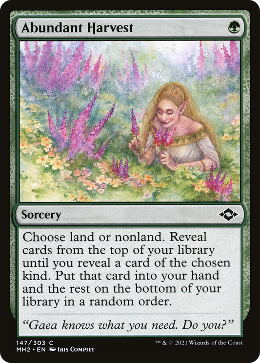 Abundant Harvest [Modern Horizons 2] Foil