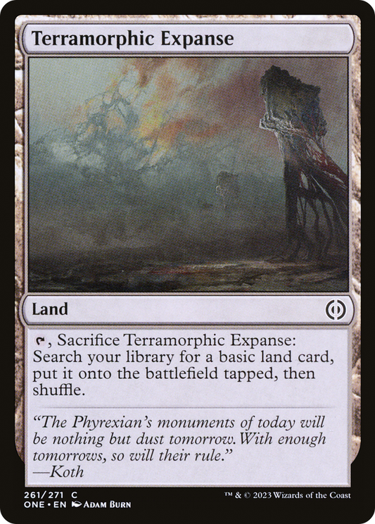 Terramorphic Expanse [Phyrexia: All Will Be One] Foil