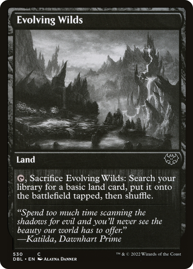 Evolving Wilds (530) [Innistrad: Double Feature] Foil