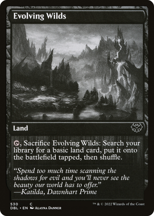 Evolving Wilds (530) [Innistrad: Double Feature] Foil