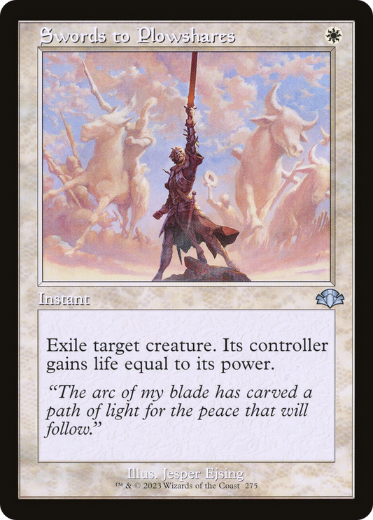 Swords to Plowshares (Retro) [Dominaria Remastered] Foil