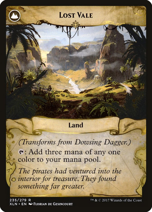 Dowsing Dagger // Lost Vale [Ixalan] Foil