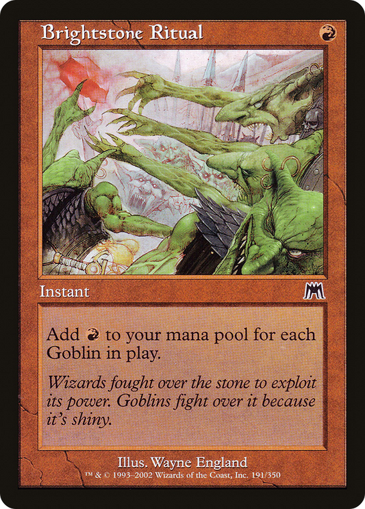 Brightstone Ritual [Onslaught] Foil