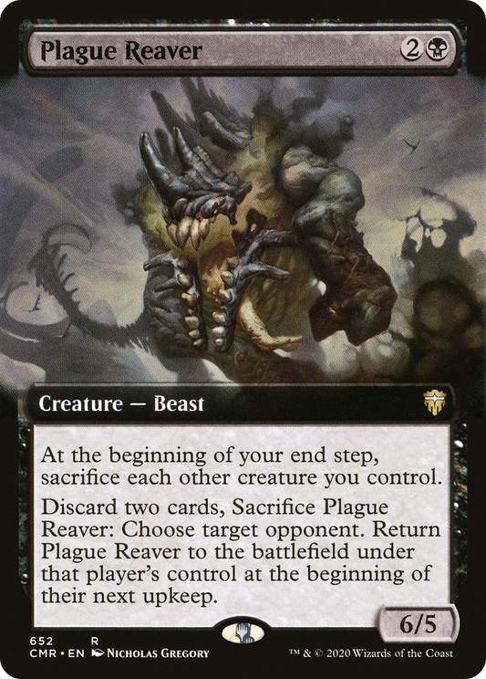 Plague Reaver (Extended Art) [Commander Legends] Foil
