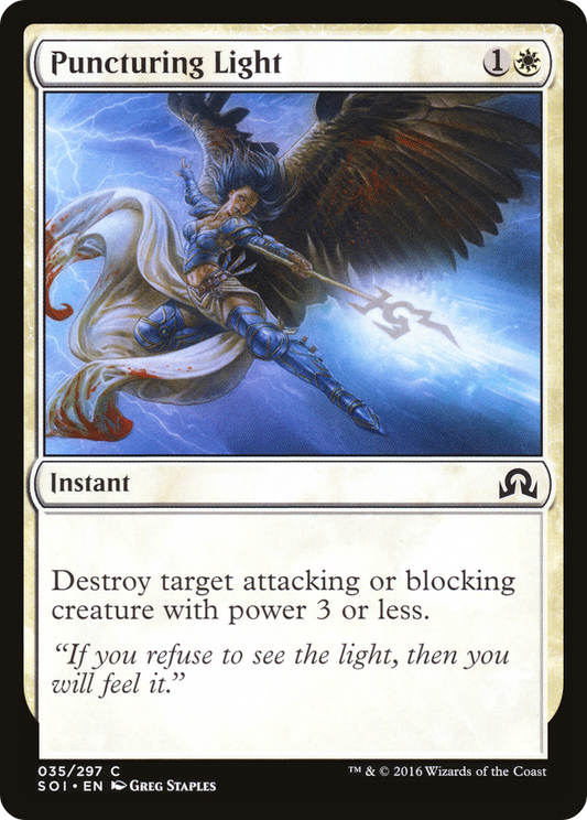 Puncturing Light [Shadows over Innistrad] Foil
