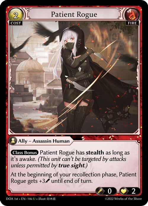 Patient Rogue (146) [Dawn of Ashes: 1st Edition] Foil