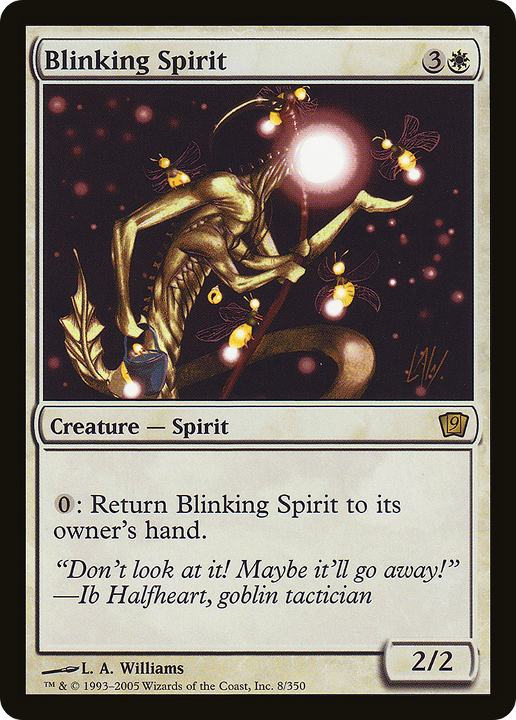 Blinking Spirit (08) Foil - Ninth Edition