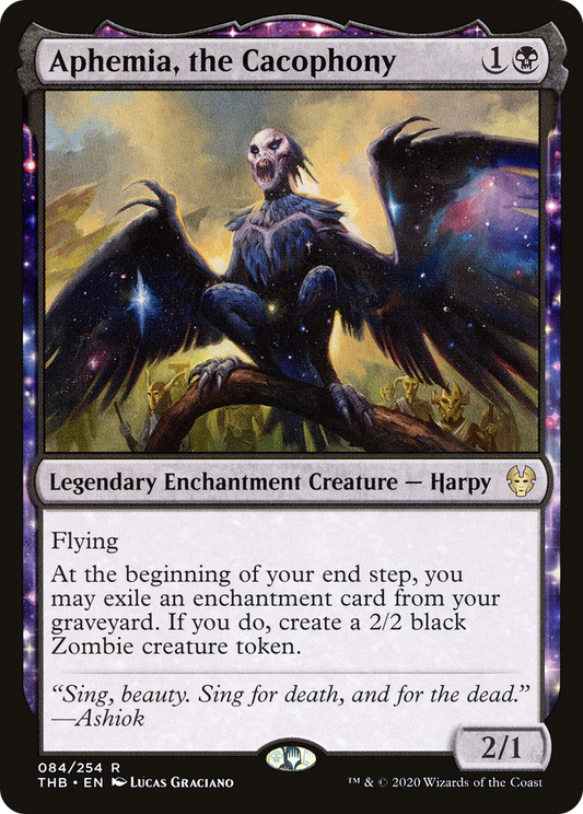 Aphemia, the Cacophony [Theros Beyond Death] Foil