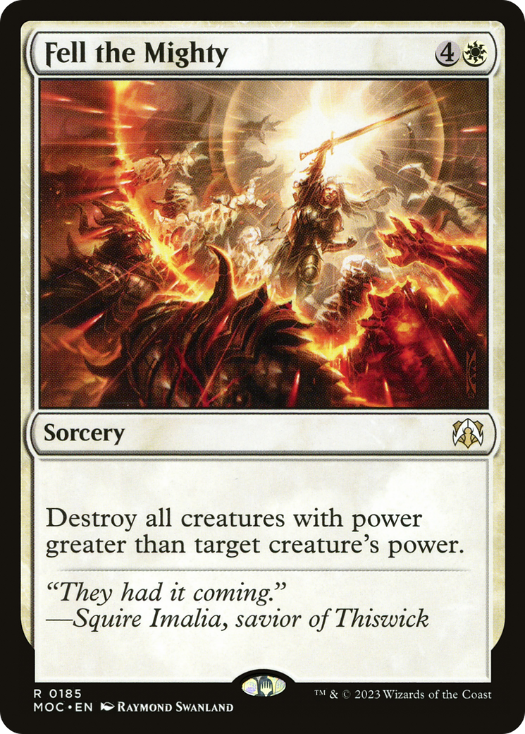 Fell the Mighty [March of the Machine Commander]