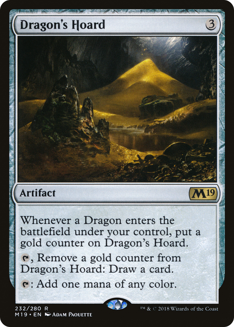 Dragon's Hoard [Core Set 2019] | Silver Goblin