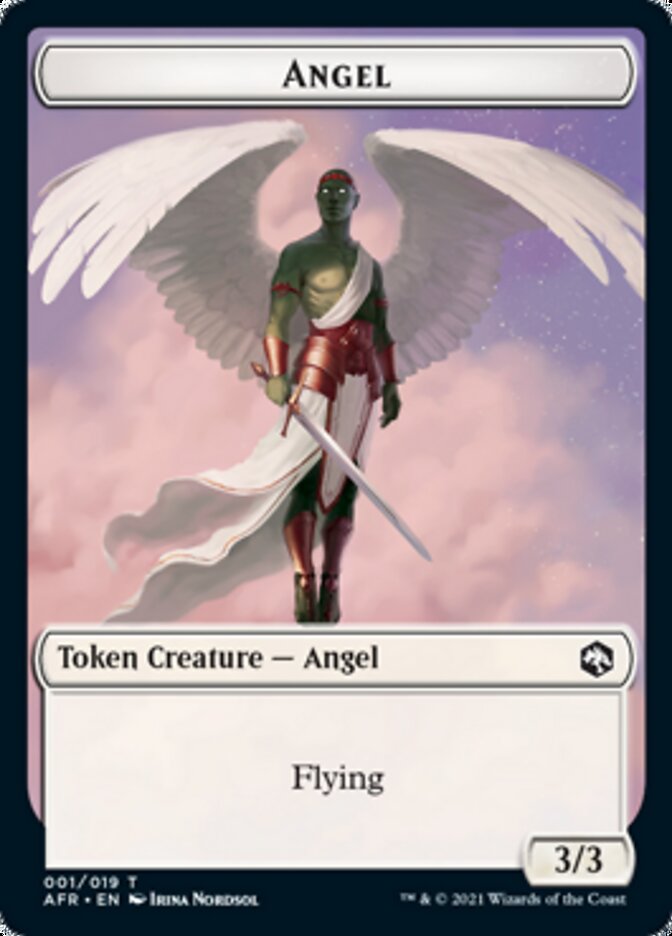 Devil // Angel Double-Sided Token [Dungeons & Dragons: Adventures in the Forgotten Realms Tokens] | Silver Goblin