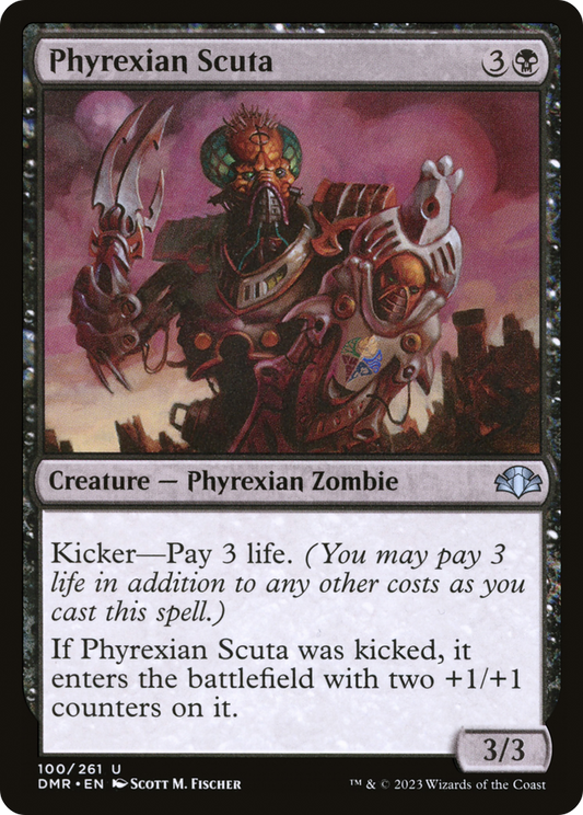Phyrexian Scuta [Dominaria Remastered] Foil