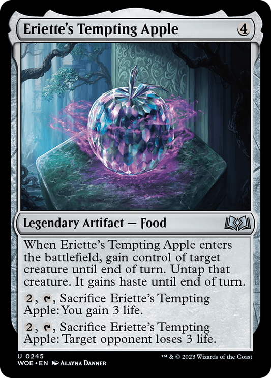 Eriette's Tempting Apple [Wilds of Eldraine] Foil