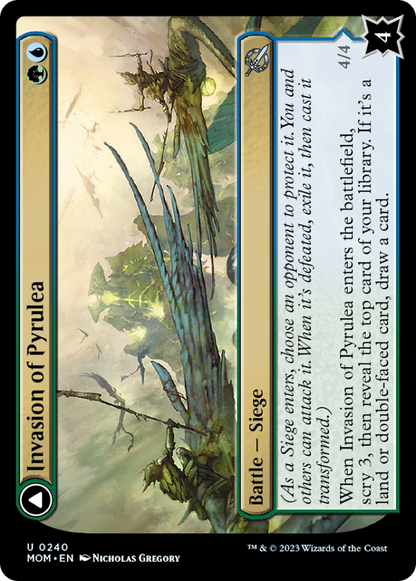 Invasion of Pyrulea // Gargantuan Slabhorn [March of the Machine] Foil