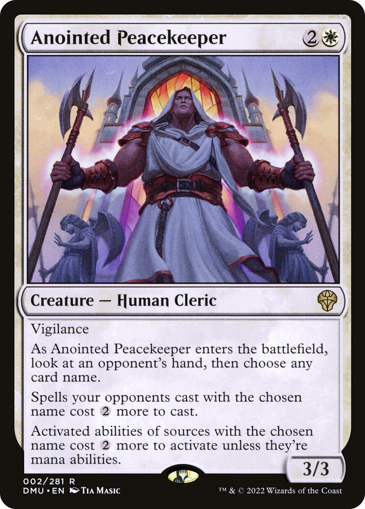 Anointed Peacekeeper [Dominaria United]