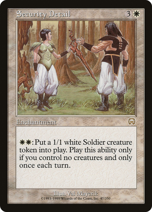 Security Detail [Mercadian Masques] Foil