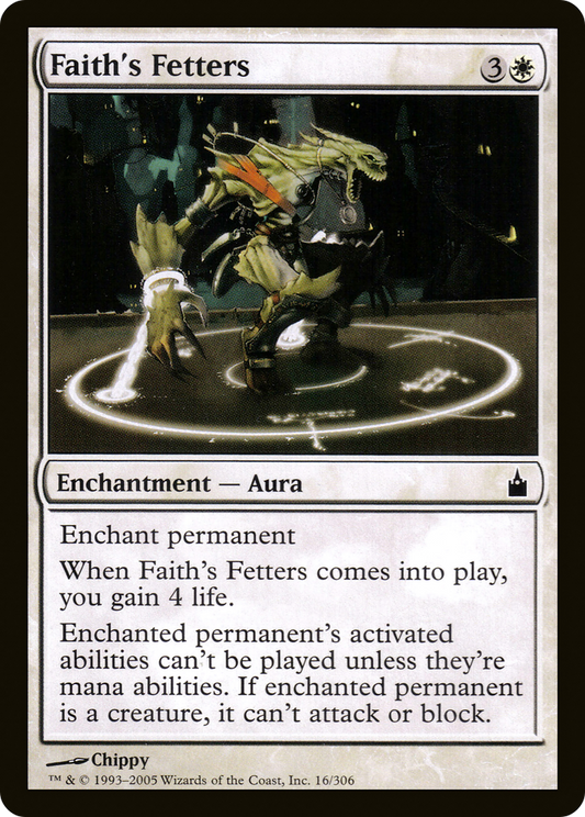 Faith's Fetters [Ravnica: City of Guilds] Foil