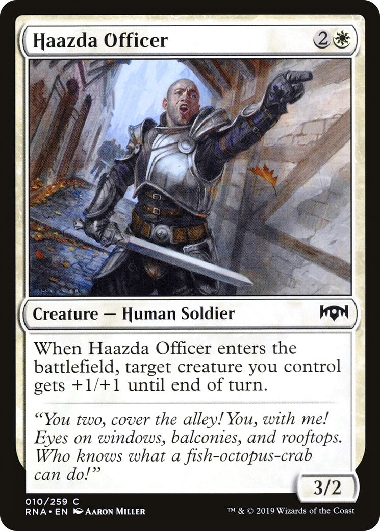 Haazda Officer [Ravnica Allegiance] Foil