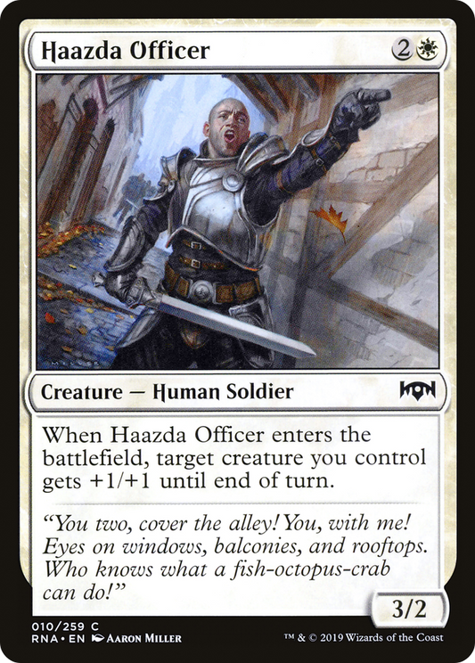 Haazda Officer [Ravnica Allegiance] Foil