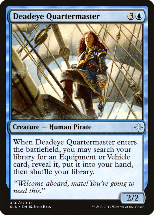 Deadeye Quartermaster [Ixalan] Foil