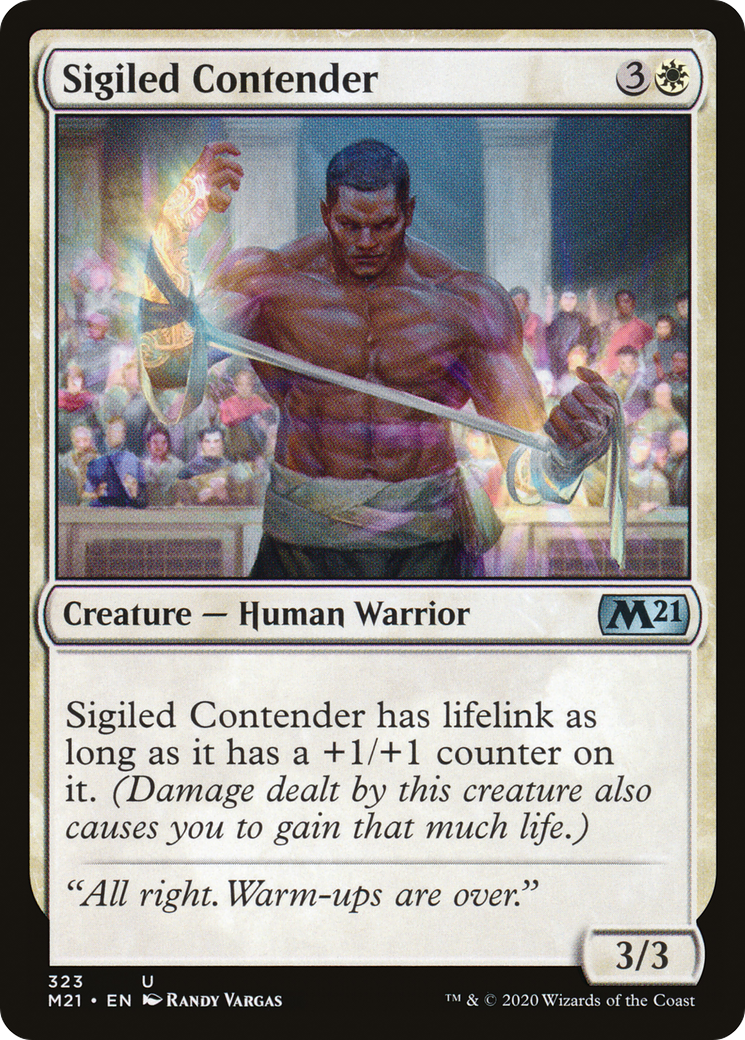 Sigiled Contender (323) - Core Set 2021