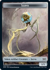 Servo // Treasure Double-Sided Token [Double Masters Tokens] | Silver Goblin