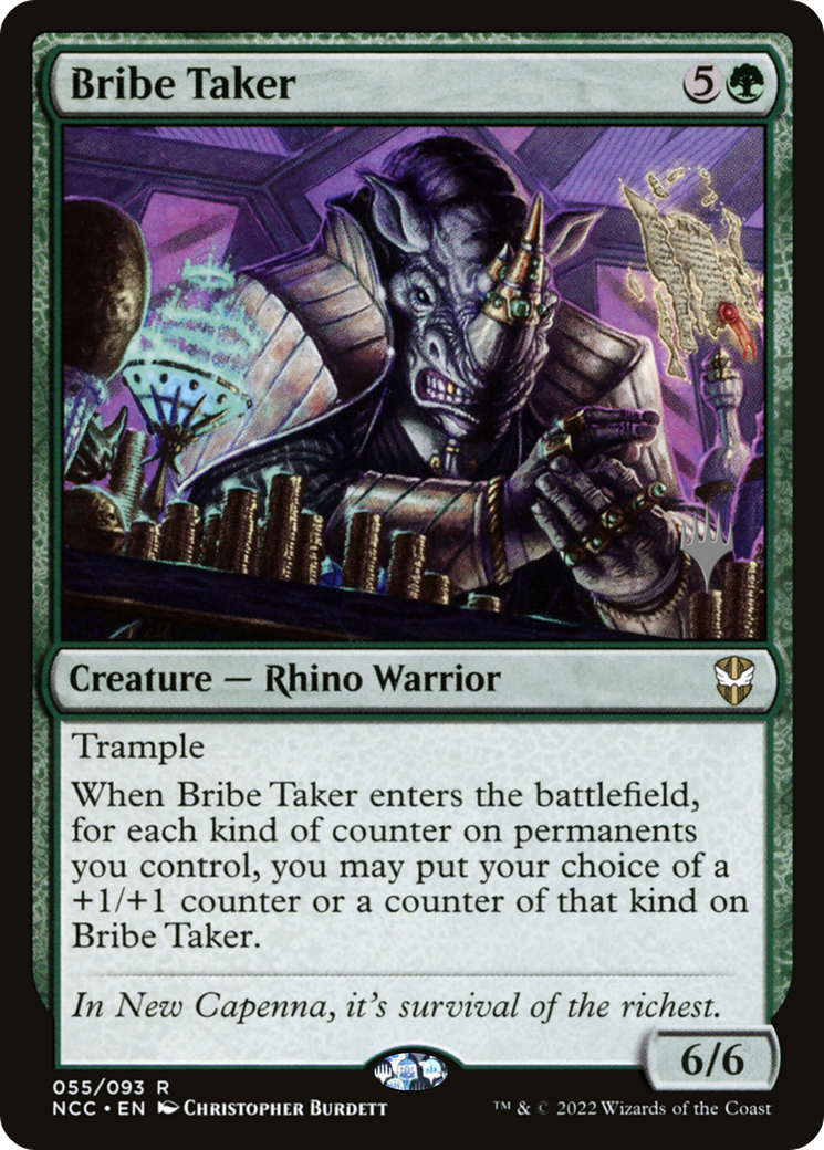 Bribe Taker (Promo Pack) [Streets of New Capenna Commander Promos] | Silver Goblin