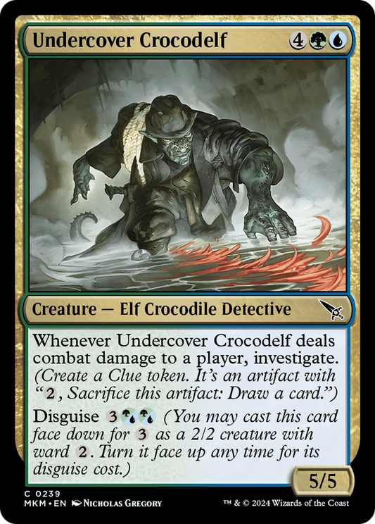 Undercover Crocodelf (White) [Murders at Karlov Manor] Foil