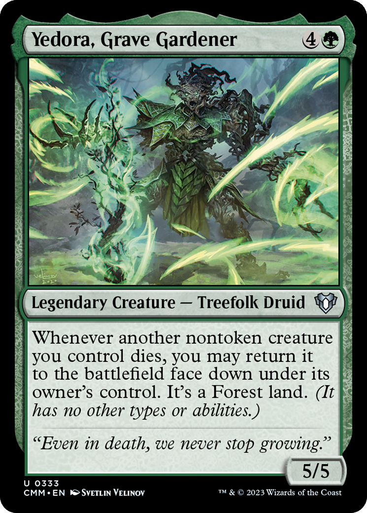 Yedora, Grave Gardener [Commander Masters] Foil