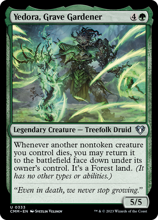 Yedora, Grave Gardener [Commander Masters] Foil