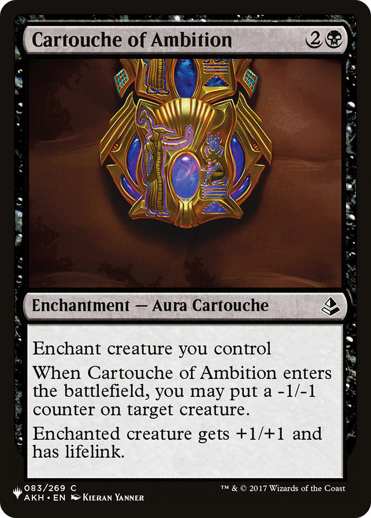 Cartouche of Ambition [The List Reprints] | Silver Goblin