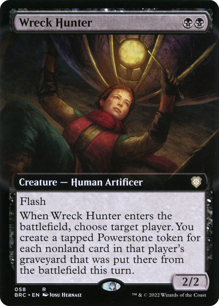 Wreck Hunter (Extended Art) [The Brothers' War Commander] | Silver Goblin