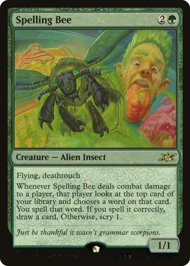 Spelling Bee (Galaxy Foil) (441) Foil - Unfinity
