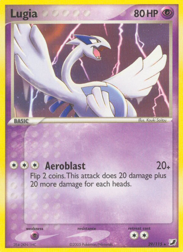 Lugia (29/115) [EX: Unseen Forces] | Silver Goblin