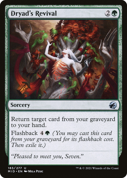 Dryad's Revival [Innistrad: Midnight Hunt] Foil