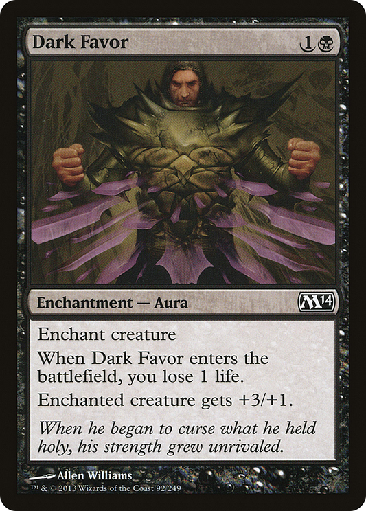 Dark Favor [Magic 2014] Foil