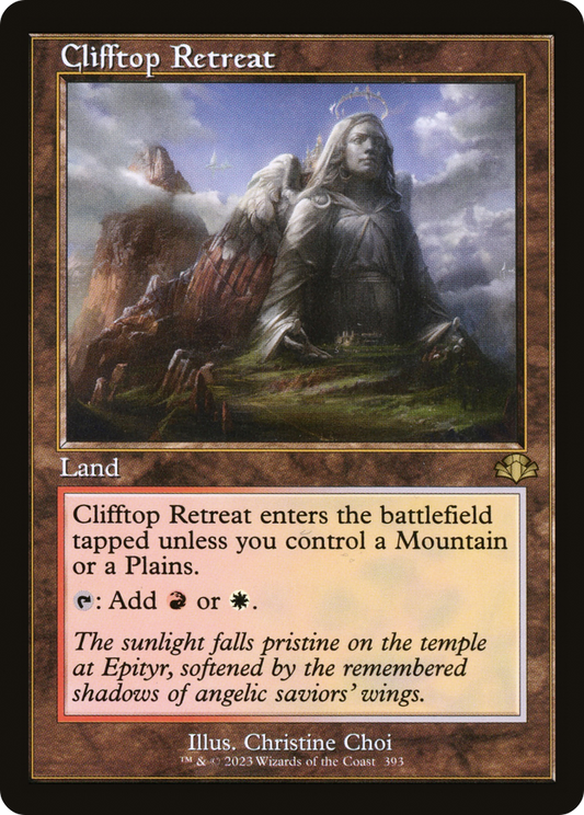 Clifftop Retreat (Retro) [Dominaria Remastered] Foil
